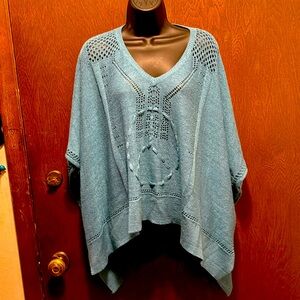 Teal sweater 65% cotton size s